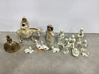 Various statues(6.5in.tallest)
