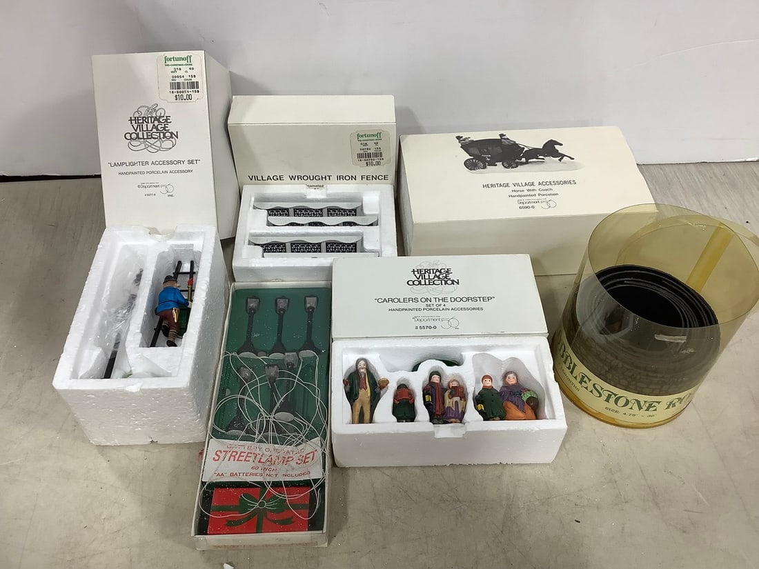 Village Cobblestone Road PVC resin, Heritage Village Collection statues, and more (1 of 1)