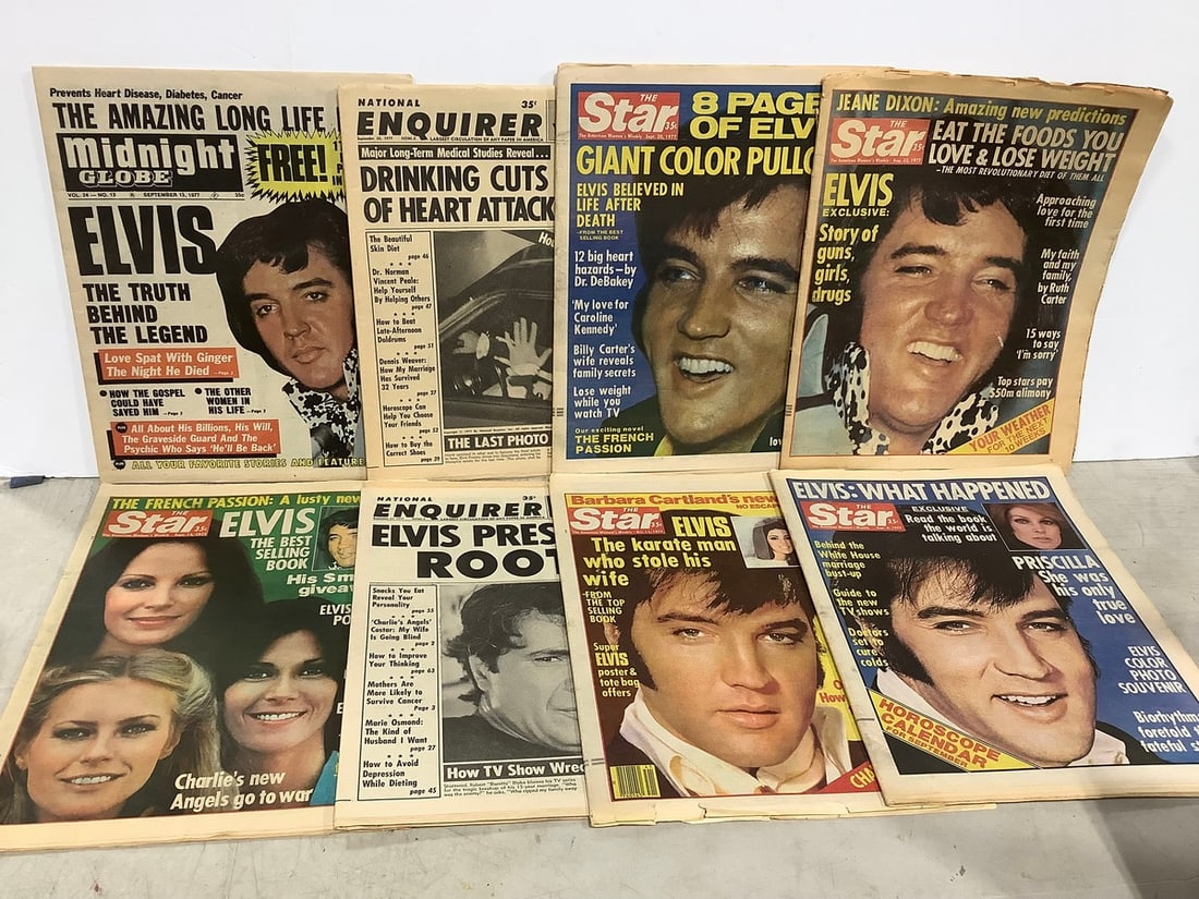 Vintage Elvis newspapers: Vintage Elvis newspapers