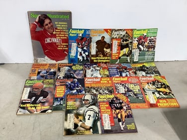 Sports Illustrated and Football Digest magazines