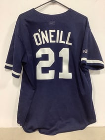 NY Yankees O'Neill number 21 jersey(Large)