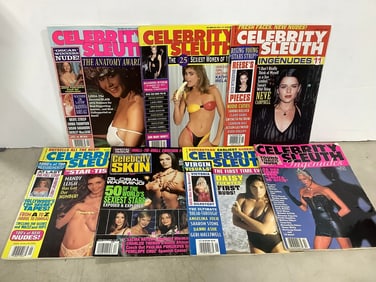 Celebrity Sleuth and Celebrity Skin magazines