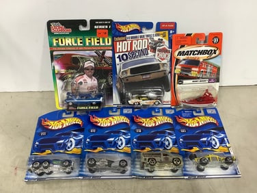HotWheels, Raing Champions, and Matchbox cars(new in box)