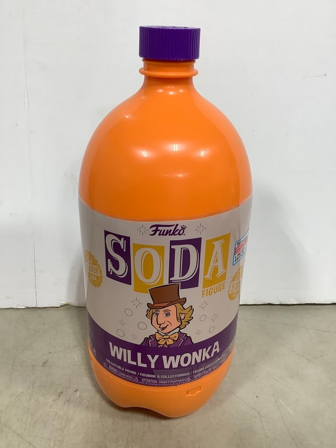 Funko Willy Wonka soda figure collectible: Funko Willy Wonka soda figure collectible