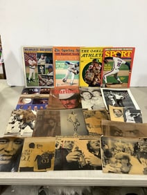 Vintage sport prints and magazines