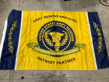 Large US Army reserve flag(35in.x57in.)