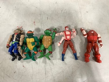 Children's toy action figures(Teenage Mutant Nonja Turtles and more)