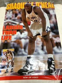 Vintage Shaquille O Neal Large than Lie 1995(27in.x40in.)