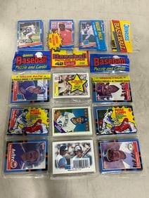 1980's/1990's Topps sealed baseball cards