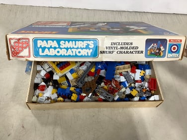 Loc Blocs Papa Smurfs Laboratory set