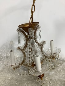 Crystal wall hanging sconce light fixture