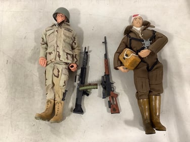 G.I. Joe figures with weapons
