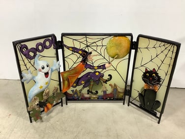Halloween screen set decor