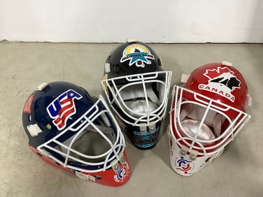 Sports teams collectible miniature helmets