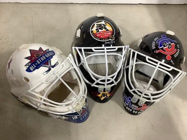 Sports teams collectible miniature helmets