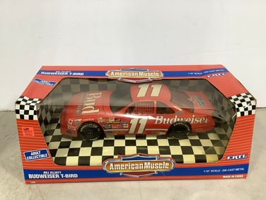 American Muscle Budweiser T-Bird adult diecast collectible(new in box)