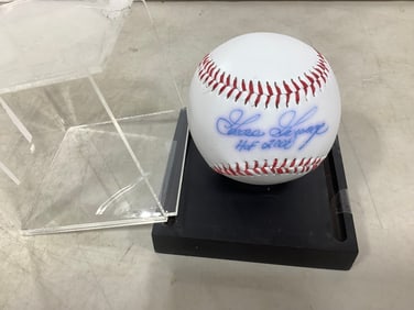 Goose Gossage autographed baseball with case