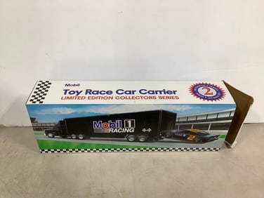 Mobil Toy Race car carrier(new in box)