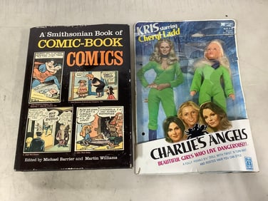 A Smithsonian Book of Comic book comics and Charlie's Angels book