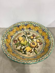 Casa Bella handpainted bowl(19in.across)
