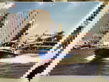 Large NYC Police Photographic Print on Board (36inx42in)