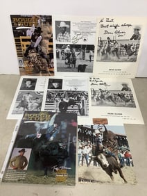 Various horse riding prints with signatures(Dean Oliver, Chad Bedell, and others)