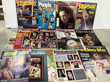 Various Magazines (People, Starlog, and more)