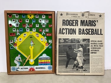 Vintage Roger Maris Action Baseball Game