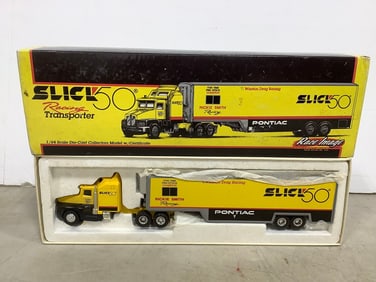 Slick 50 Racing Transporter Diecast Collectible *new in box*