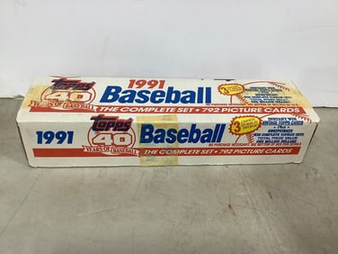 1991 Topps Baseball Complete Set