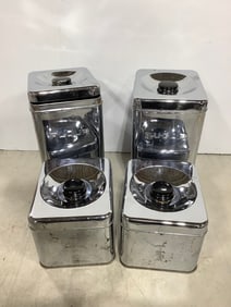 MCM beautyware kitchen canister set(Flour, Sugar, Tea, Coffee)
