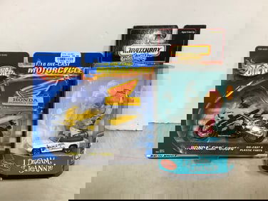 HotWheels Honda CBR 600F4 diecast motorcycle and I Dream of Jeannie Matchbox collectible(both new in