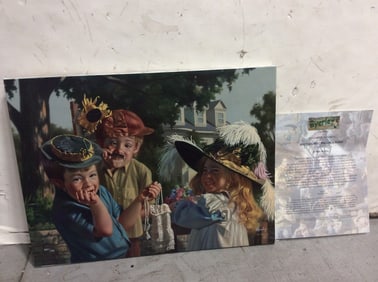 And Thats Why I Was Late To School' Art Print Signed Bob Byerley (15inx20in)