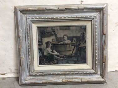 Vintage Framed Artwork (15.5inx18in)