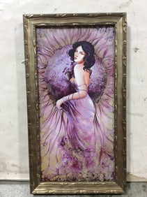 Framed Art Print Signed by Vani (11inx20in)