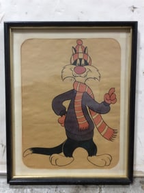 Framed Warner Bros Print (11.75inx14.75in)