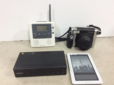 Book Nook, Sony Sound System (SRS-X5), Instax Wide 300 Fujifilm Camera, and more