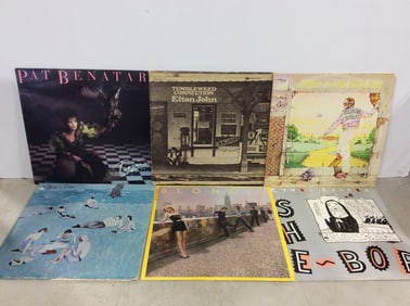 Vintage Records Pat Benatar, Elton John, and more)
