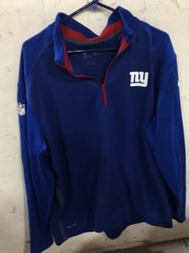 NFL NY Giants Long Sleeve Half Zip (Size: XXL)