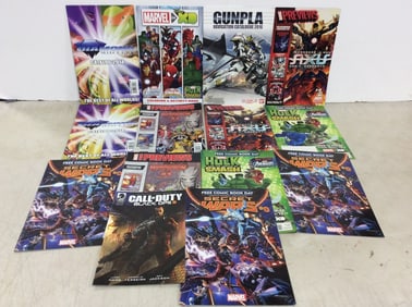 Various Comics and Toy Catalogs (Marvel, and more)