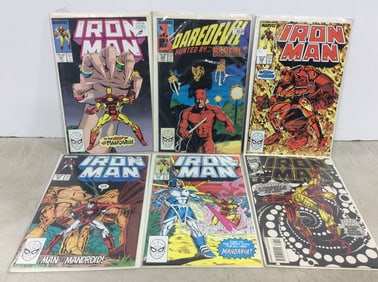 Various Marvel Comics (with plastic covers)