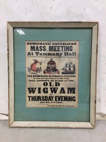 Vintage Political Advertisement (14inx17in)