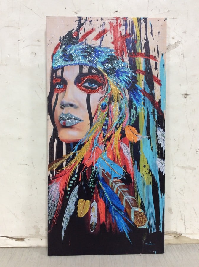 Framed and Signed Canvas Artwork (12inx24in) (1 of 1)