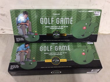 Toilet golf game(2 total)
