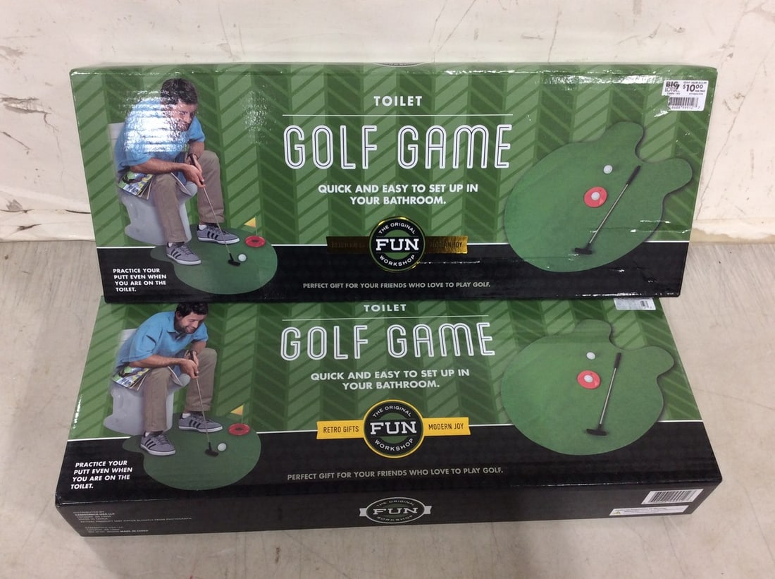 Toilet golf game(2 total): Toilet golf game(2 total)