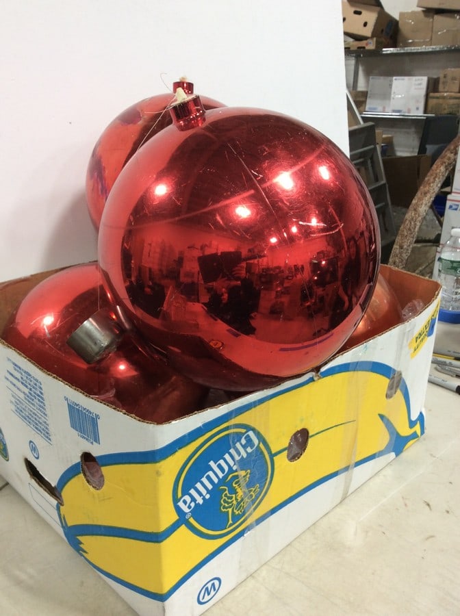 Large ornament balls(12in.): Large ornament balls(12in.)