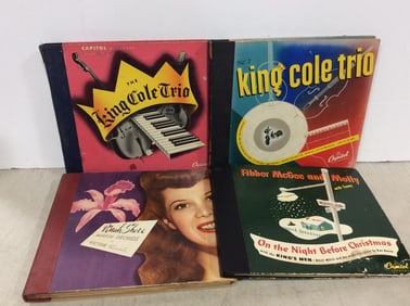 Vintage records(The King Cole Trio, Fibber McGee and Molly, and more)