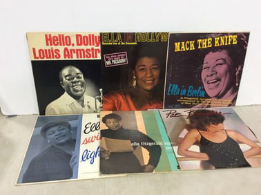 Vintage records(Louis Armstrong, Pat Benatar, and more)