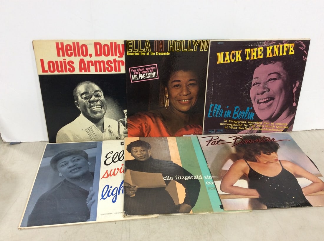 Vintage records(Louis Armstrong, Pat Benatar, and more): Vintage records(Louis Armstrong, Pat Benatar, and more)