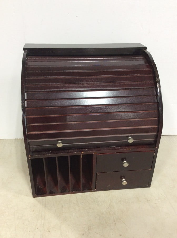 Roll top desk (14in.x14.5in.x10in.): Roll top desk (14in.x14.5in.x10in.)